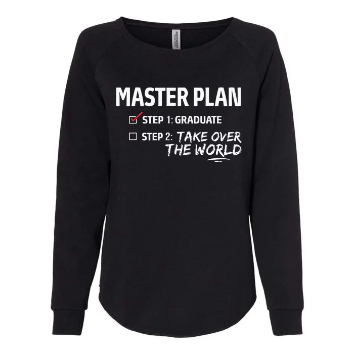 Master Plan Degree Academic Diploma Graduation Mba Graduate Womens California Wash Sweatshirt