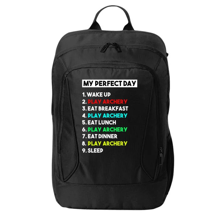 My Perfect Day Play Archery Great Gift City Backpack