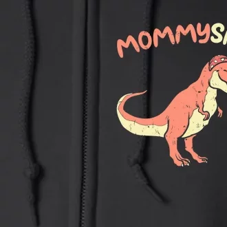 Mommysaurus Puzzle Dinosaur Autism Awareness Mom Mama Full Zip Hoodie