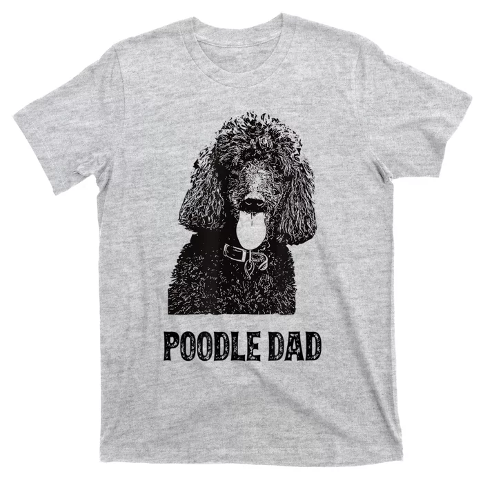 Mens Poodle Dad Standard Poodle Dad T-Shirt