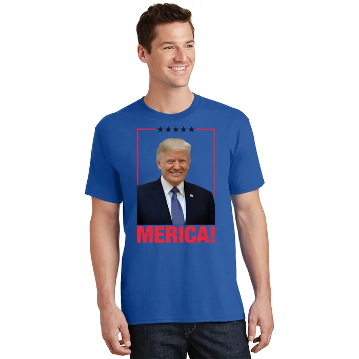 Merica! President Donald Trump Presidential Portrait Meme Cute Gift T-Shirt