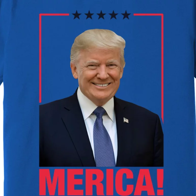 Merica! President Donald Trump Presidential Portrait Meme Cute Gift Premium T-Shirt