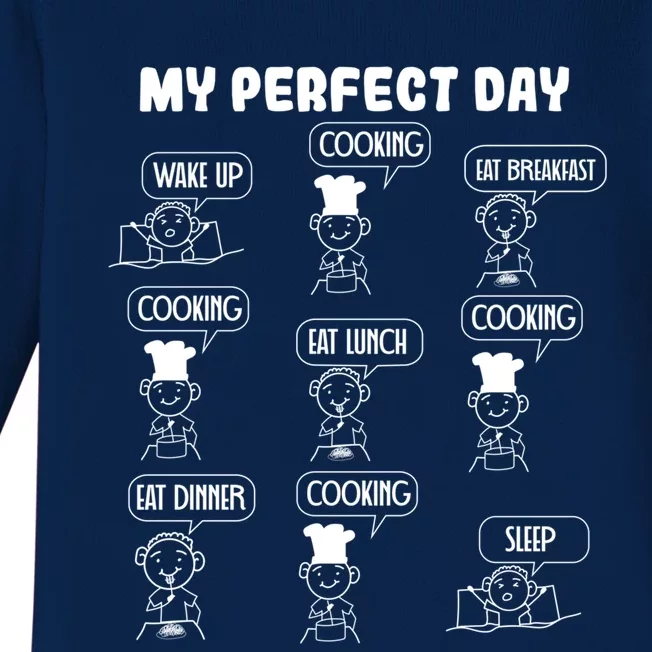 My Perfect Day Cooking Gift Baby Long Sleeve Bodysuit