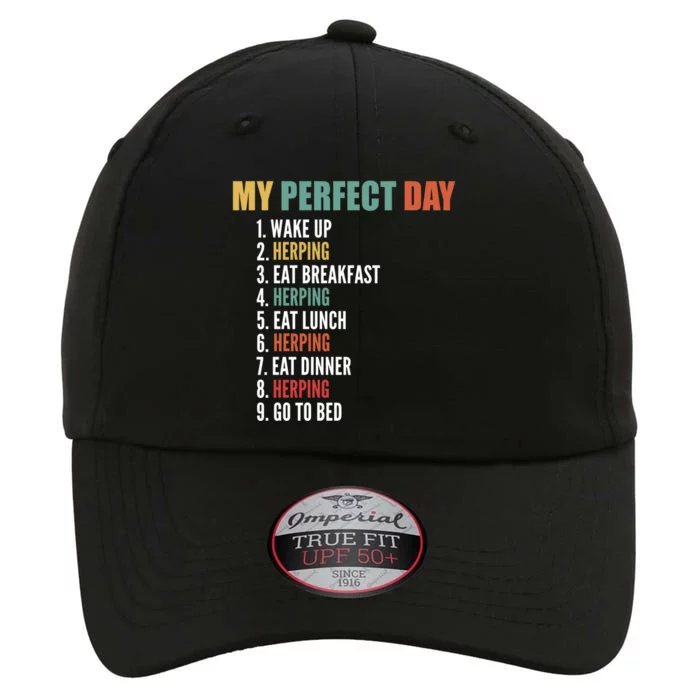 My Perfect Day Funny Herping Gift The Original Performance Cap