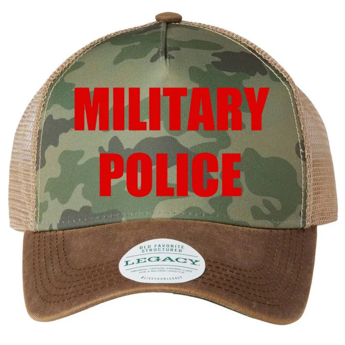 Military Police Employees Uniform Work Funny Gift Legacy Tie Dye Trucker Hat