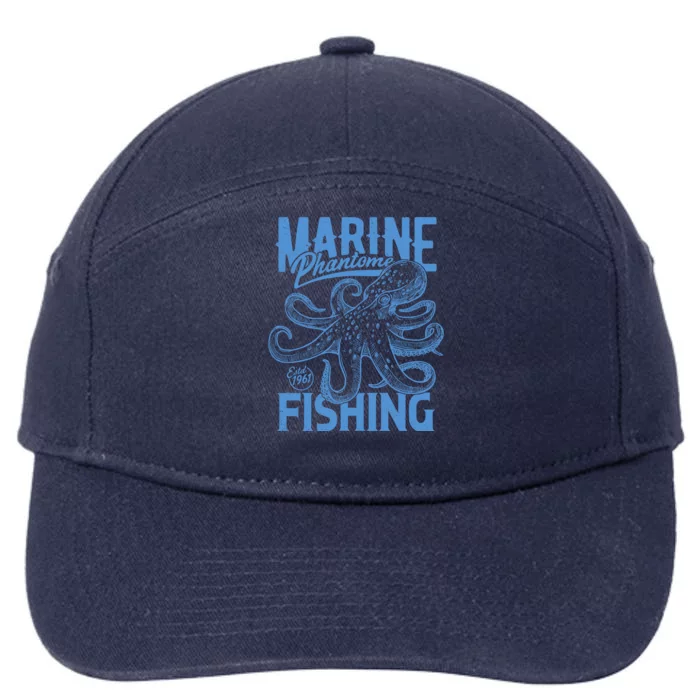 Marine Phantome Fishing 7-Panel Snapback Hat