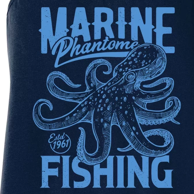 Marine Phantome Fishing Women's Racerback Tank