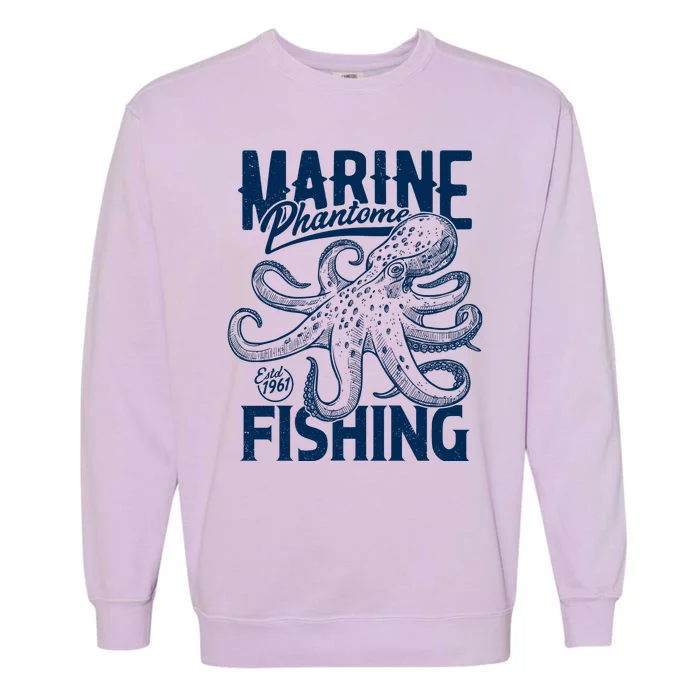 Marine Phantome Fishing Garment-Dyed Sweatshirt