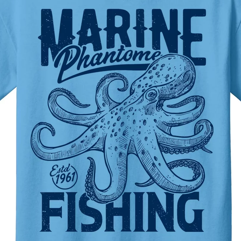 Marine Phantome Fishing Kids T-Shirt