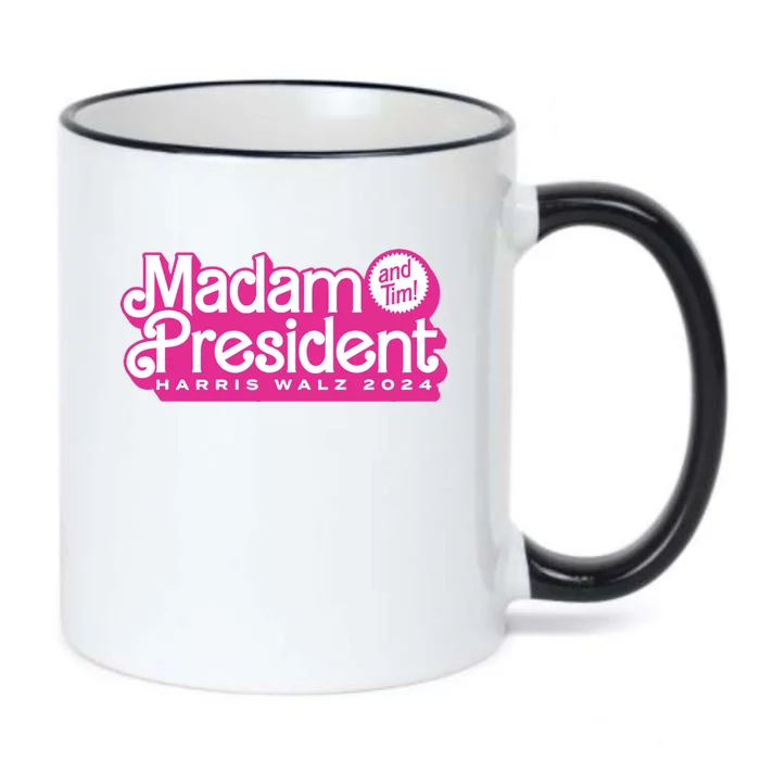 Madam President Feminist Gift Black Color Changing Mug