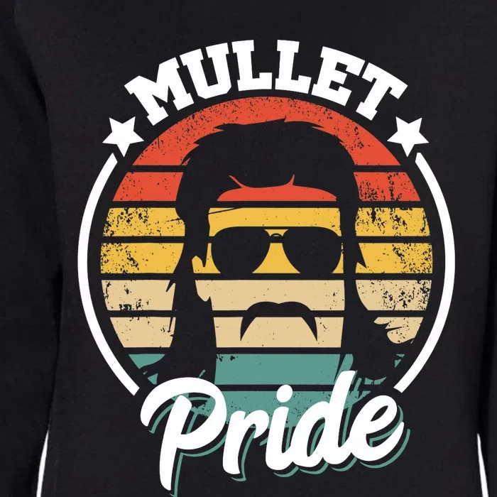 Mullet Pride - Funny Redneck Mullet Womens California Wash Sweatshirt