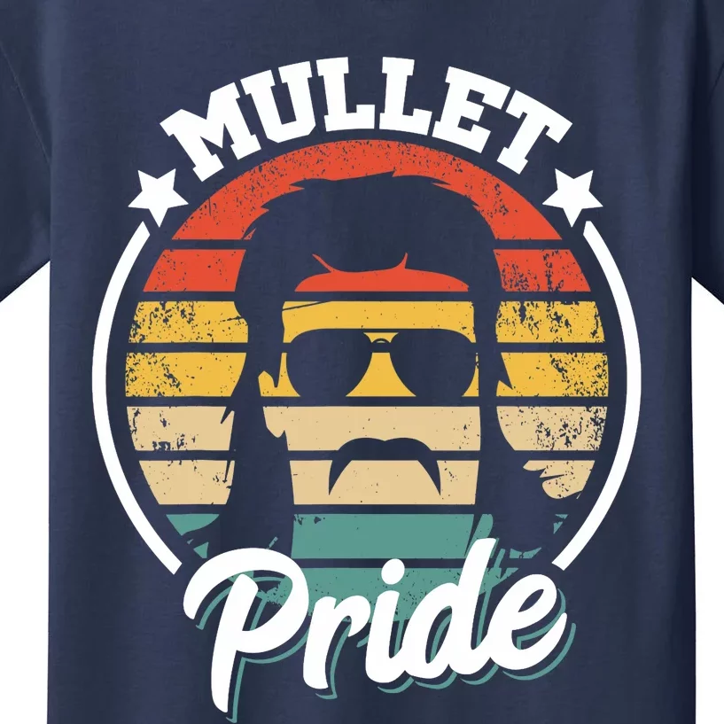 Mullet Pride - Funny Redneck Mullet Kids T-Shirt