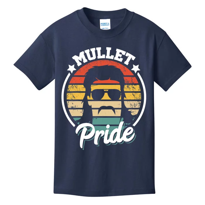 Mullet Pride - Funny Redneck Mullet Kids T-Shirt