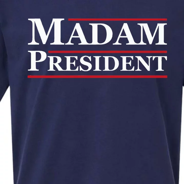 Madam President First Female President Presidential Election Sueded Cloud Jersey T-Shirt