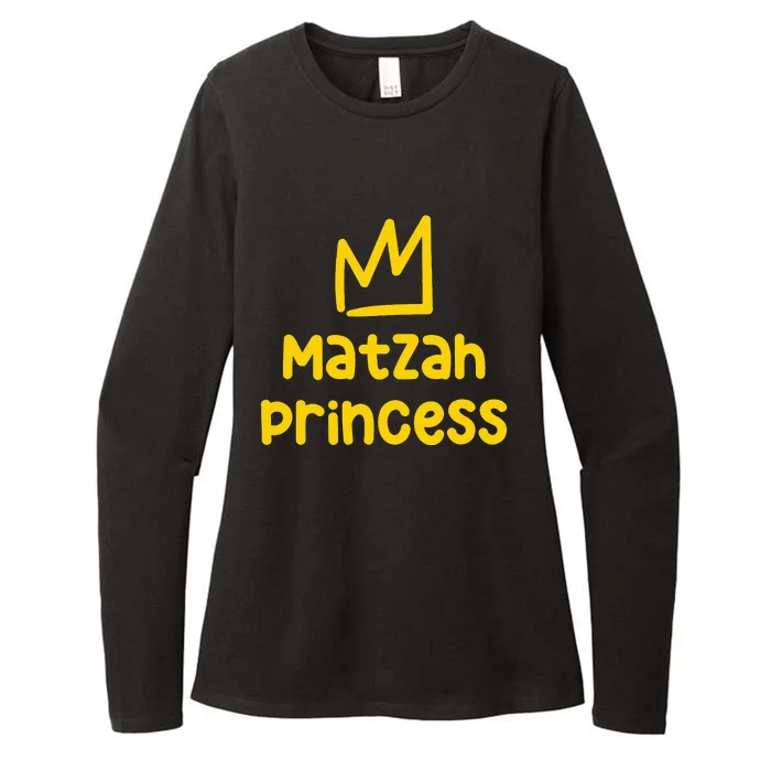 Matzah Princess Funny Passover Afikoman Jewish Pesach Womens CVC Long Sleeve Shirt