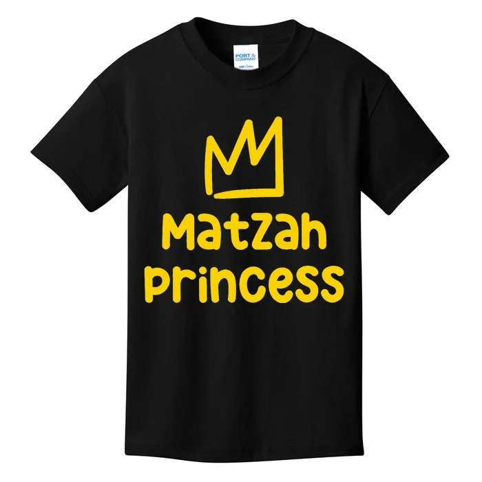 Matzah Princess Funny Passover Afikoman Jewish Pesach Kids T-Shirt