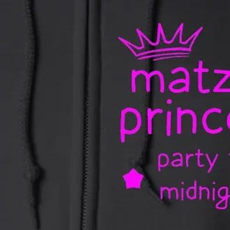 Matzah Princess Funny Passover Afikoman Midnight Party Matzo Full Zip Hoodie