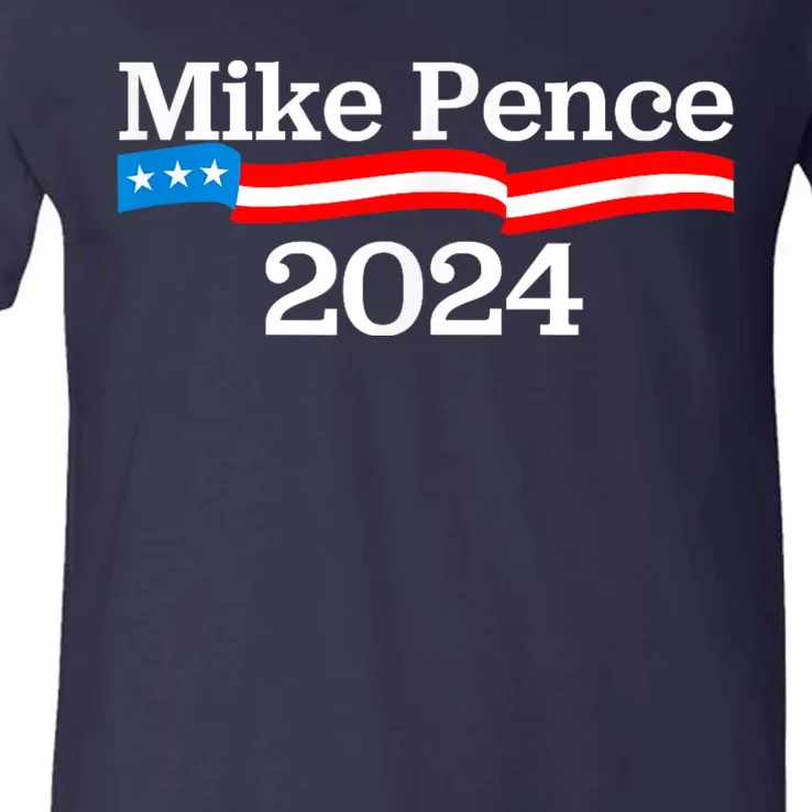 Mike Pence For President 2024 Campaign V-Neck T-Shirt