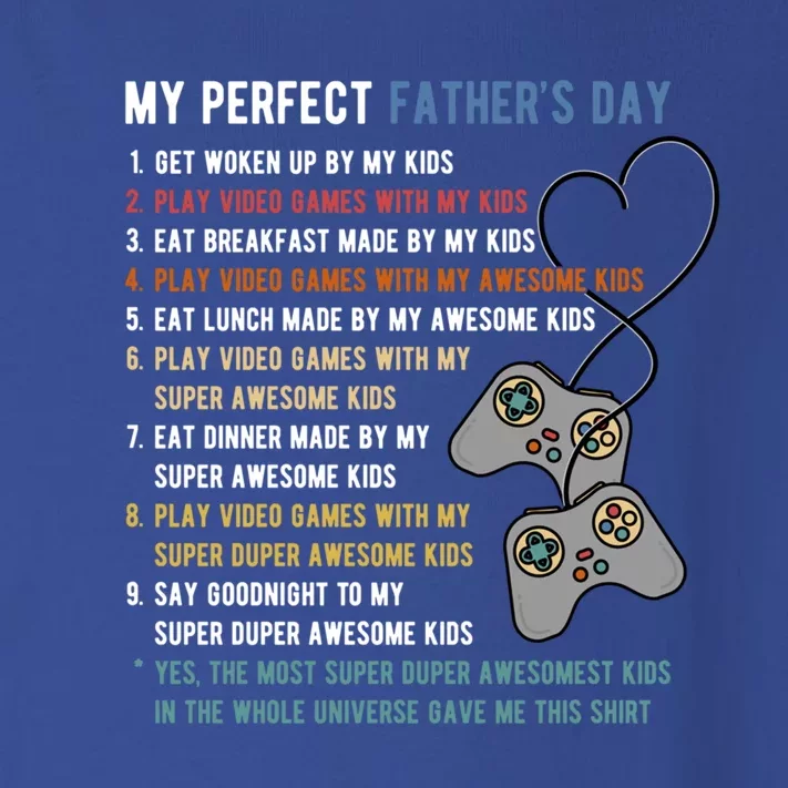 My Perfect Fathers Day Gamer Dad Gift Toddler Long Sleeve Shirt