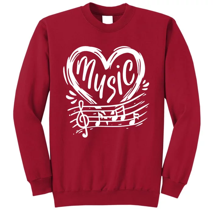 Music Piano Flute Clarinet Musician Musical Tall Sweatshirt