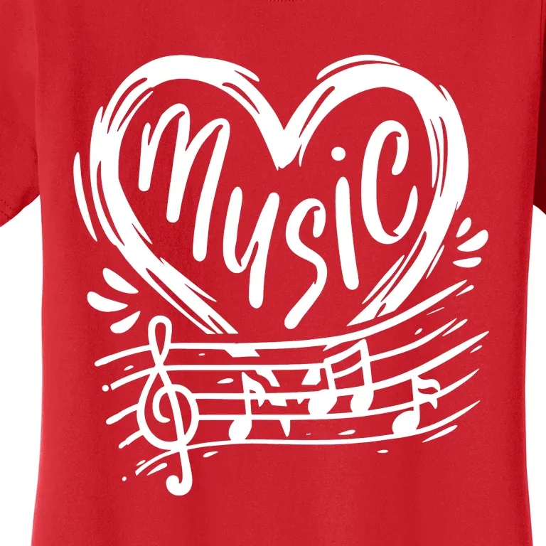 Music Piano Flute Clarinet Musician Musical Women's T-Shirt