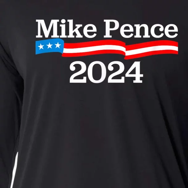 Mike Pence For President 2024 Cooling Performance Long Sleeve Crew