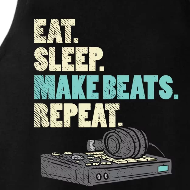 Music Producer, Funny Dj, Music Creator Ladies Tri-Blend Wicking Tank