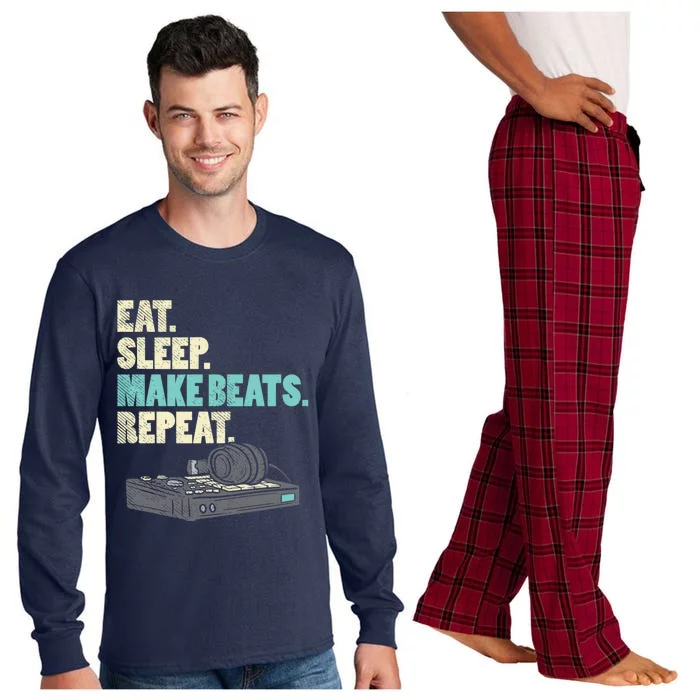 Music Producer, Funny Dj, Music Creator Long Sleeve Pajama Set