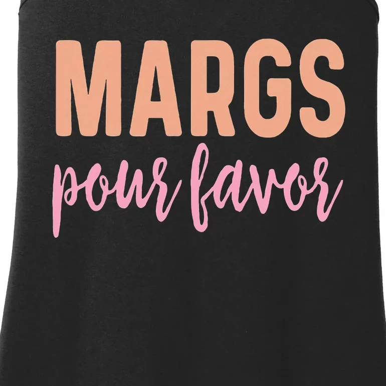 Margs Pour Favor Funny Vacation Travel Honeymoon Party Ladies Essential Tank