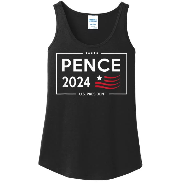 Mike Pence For President 2024 Campaign Ladies Essential Tank