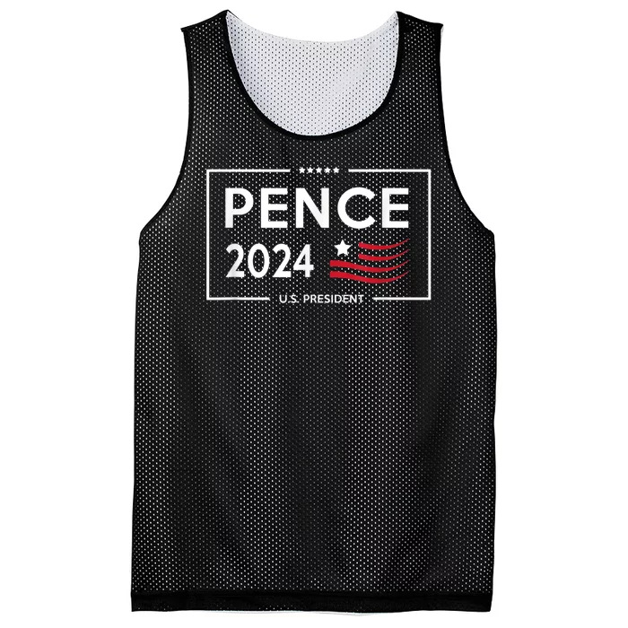 Mike Pence For President 2024 Campaign Mesh Reversible Basketball Jersey Tank