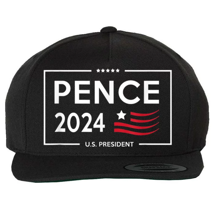 Mike Pence For President 2024 Campaign Wool Snapback Cap