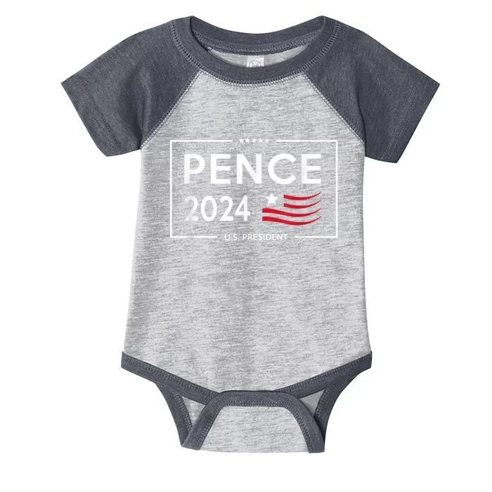 Mike Pence For President 2024 Campaign Infant Baby Jersey Bodysuit