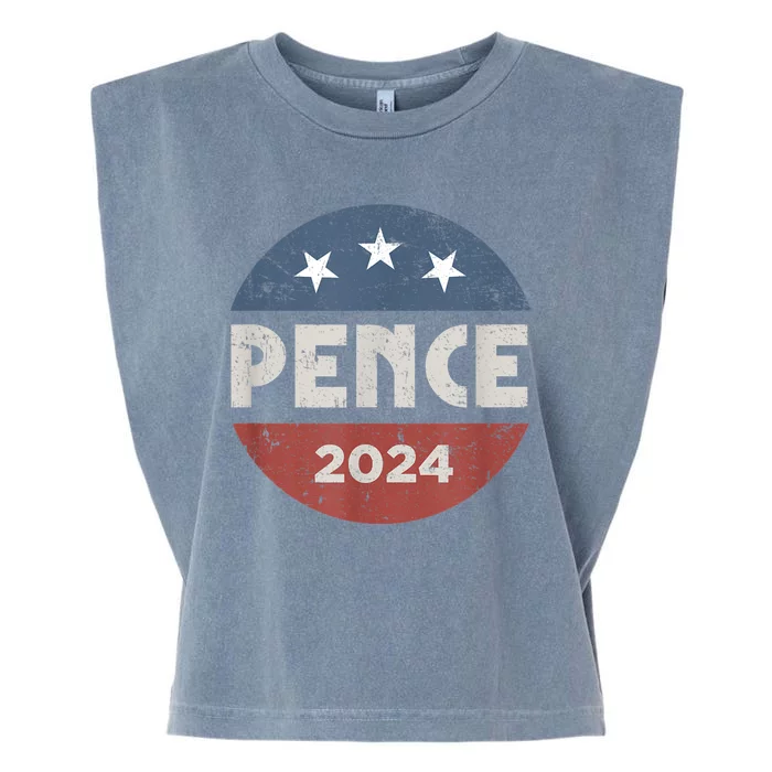 Mike Pence For President 2024 Campaign Garment-Dyed Women's Muscle Tee