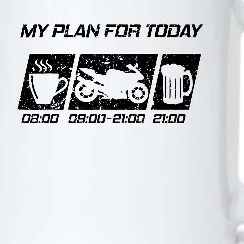 My Plan For Today Black Color Changing Mug