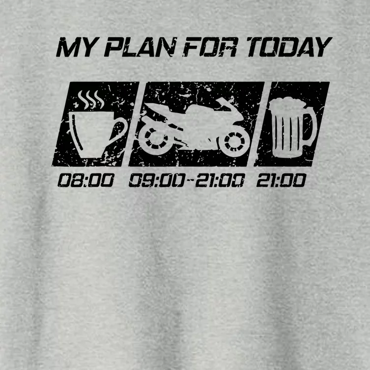 My Plan For Today Women's Crop Top Tee