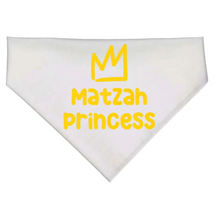 Matzah Princess Funny Passover Afikoman Jewish Pesach USA-Made Doggie Bandana