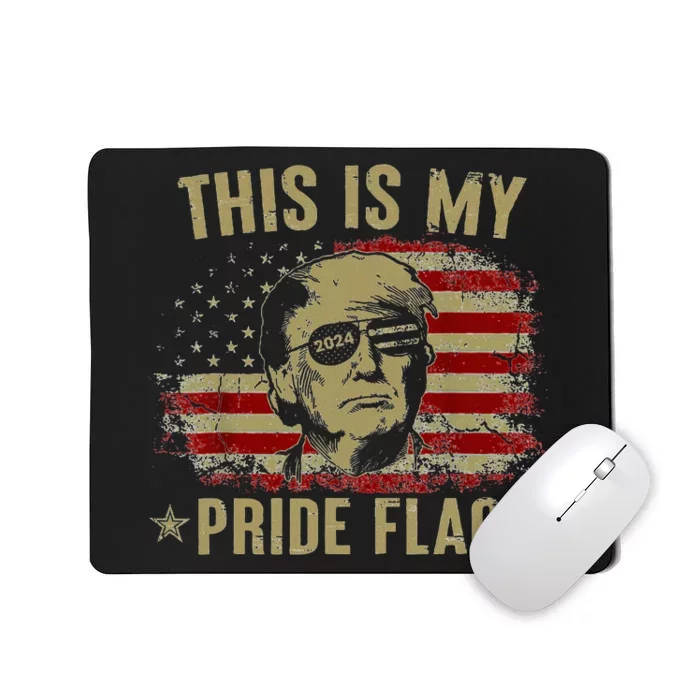 My Pride Flag Usa 4th Of July Patriotic Design Mousepad