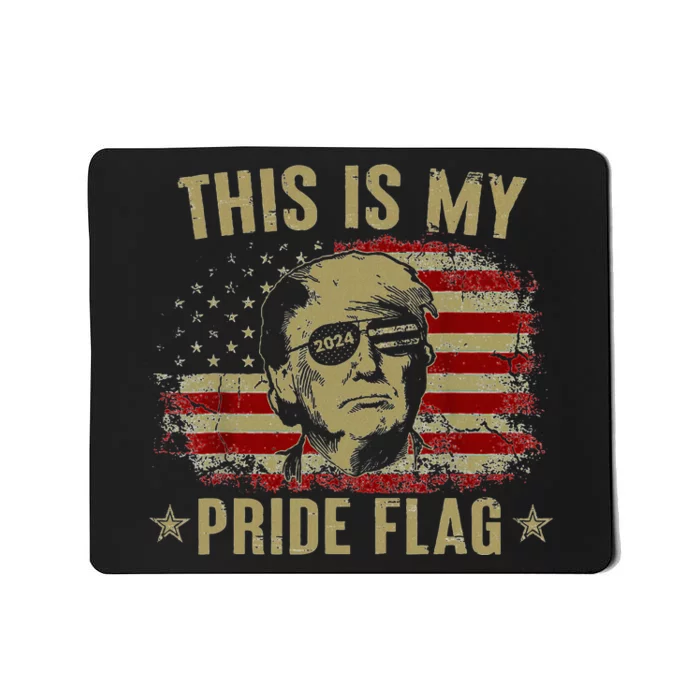 My Pride Flag Usa 4th Of July Patriotic Design Mousepad