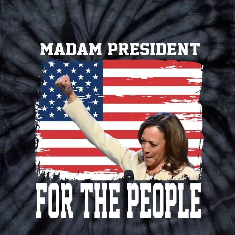 Madam President For The People Graphic Tie-Dye T-Shirt