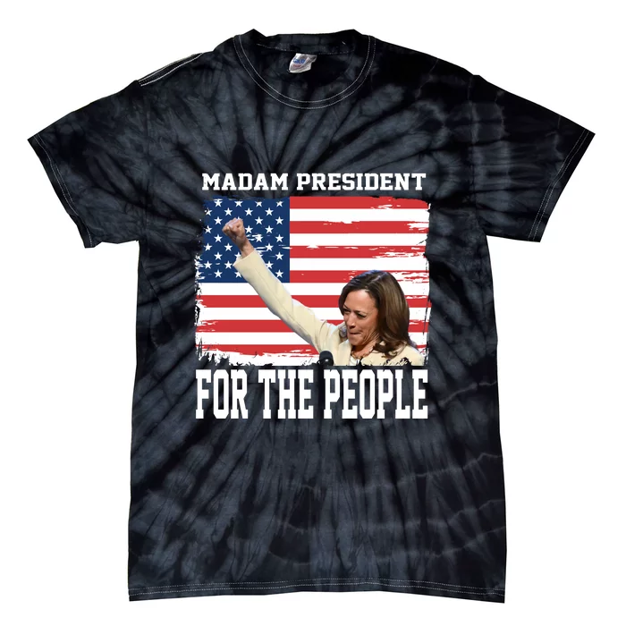 Madam President For The People Graphic Tie-Dye T-Shirt