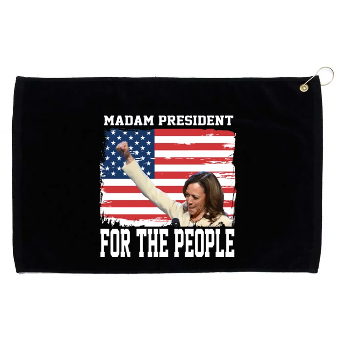 Madam President For The People Graphic Grommeted Golf Towel