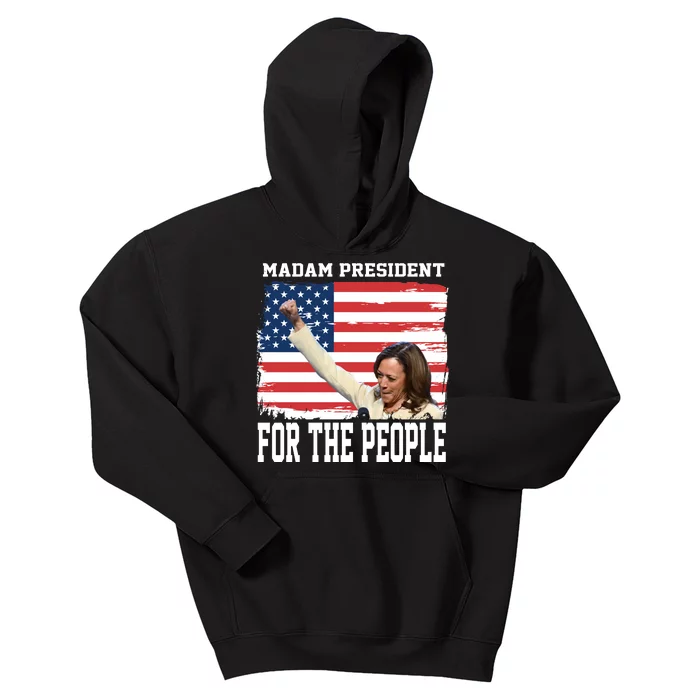 Madam President For The People Graphic Kids Hoodie