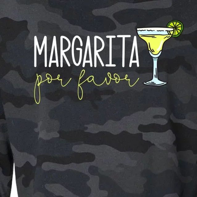 Margarita Por Favor Margarita Lover Margarita Drinker Cinco De Mayo Fiesta Cropped Pullover Crew