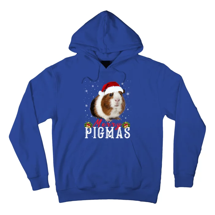 Merry Pigmas Face Mask Funny Guinea Pig Christmas Santa Xmas Gift Hoodie