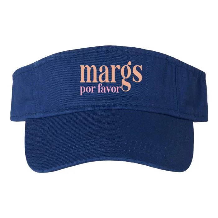 Margs Por Favor Funny Vacation Travel Honeymoon Party Fiesta Gift Valucap Bio-Washed Visor