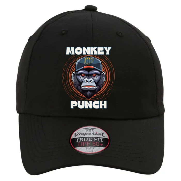 Monkey Punch Graphic Animal Vibes Cute Gift The Original Performance Cap