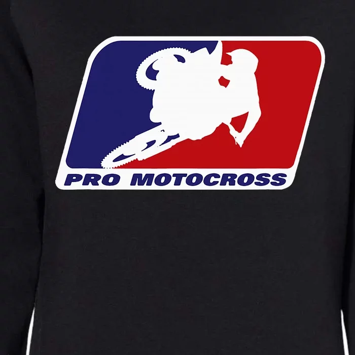 Motocross Pro Gift Dirt Bike Womens California Wash Sweatshirt