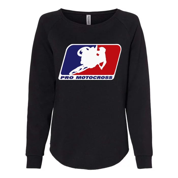 Motocross Pro Gift Dirt Bike Womens California Wash Sweatshirt