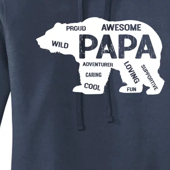 Men Papa Grandpa Bear Top Grandfather Father Day Gift Ideas Gift Women's Pullover Hoodie